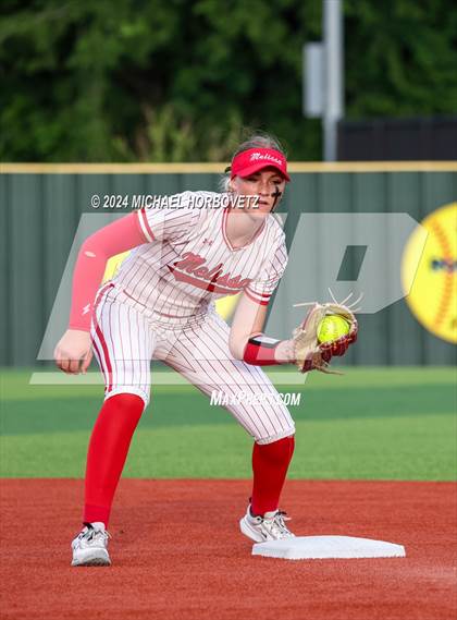 Thumbnail 2 in Melissa vs. Forney (UIL 5A Softball Regional Final) photogallery.