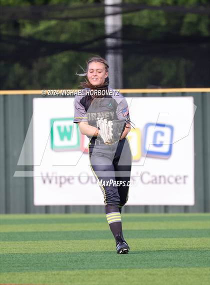 Thumbnail 2 in Melissa vs. Forney (UIL 5A Softball Regional Final) photogallery.