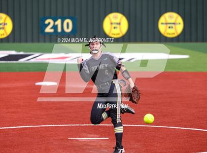 Thumbnail 2 in Melissa vs. Forney (UIL 5A Softball Regional Final) photogallery.