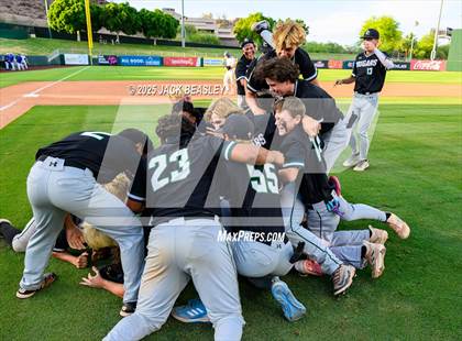 Thumbnail 1 in Tombstone vs Phoenix Christian (AIA 2A Final) photogallery.