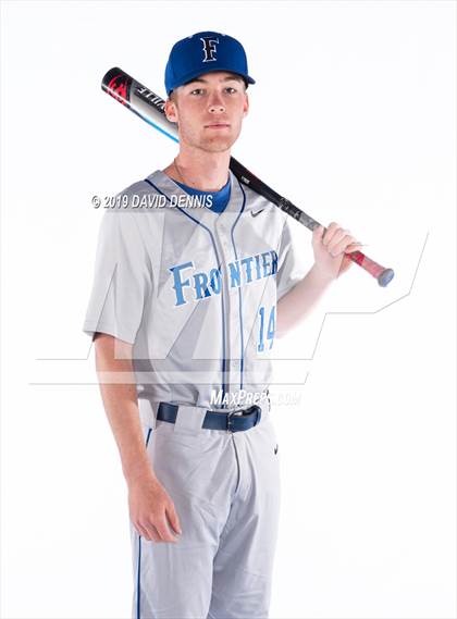 Thumbnail 2 in Frontier Varsity Baseball Seniors photogallery.