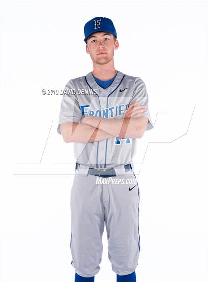Thumbnail 2 in Frontier Varsity Baseball Seniors photogallery.