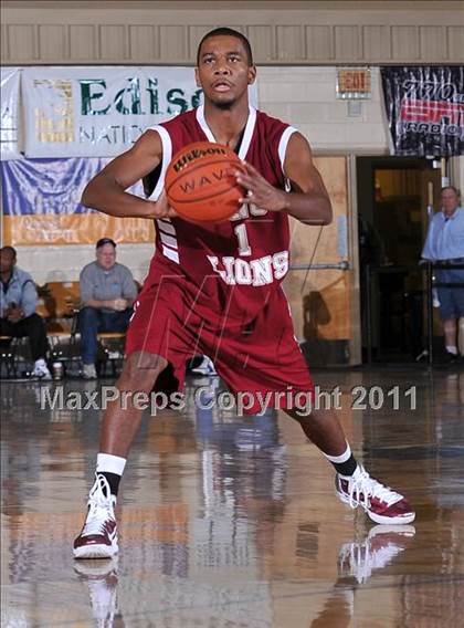 Thumbnail 3 in Academy of the New Church vs. St. Mark's (City of Palms Classic) photogallery.