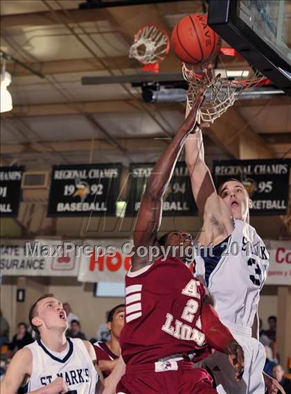 Thumbnail 3 in Academy of the New Church vs. St. Mark's (City of Palms Classic) photogallery.