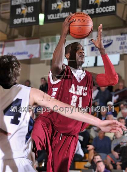 Thumbnail 2 in Academy of the New Church vs. St. Mark's (City of Palms Classic) photogallery.