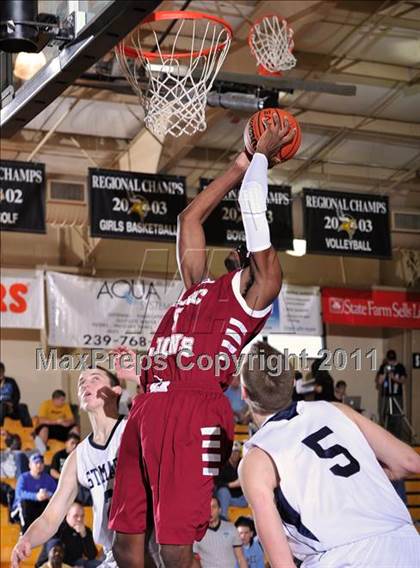 Thumbnail 3 in Academy of the New Church vs. St. Mark's (City of Palms Classic) photogallery.