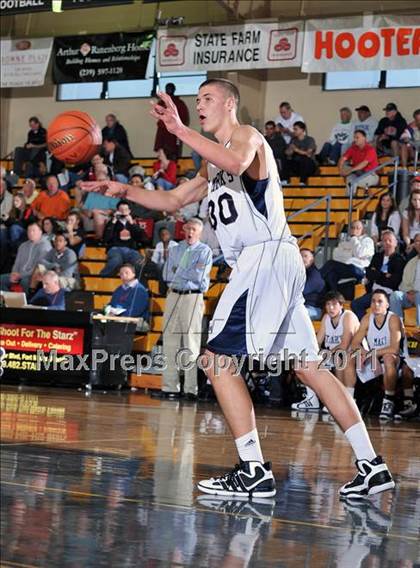 Thumbnail 3 in Academy of the New Church vs. St. Mark's (City of Palms Classic) photogallery.