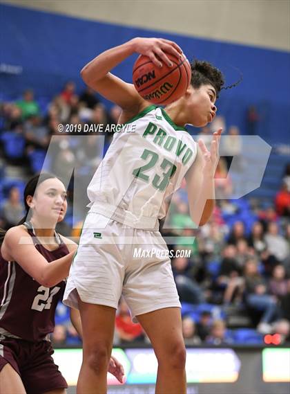Thumbnail 2 in Provo vs. Jordan (UHSAA 5A First Round) photogallery.