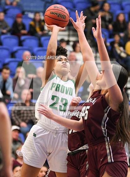 Thumbnail 1 in Provo vs. Jordan (UHSAA 5A First Round) photogallery.
