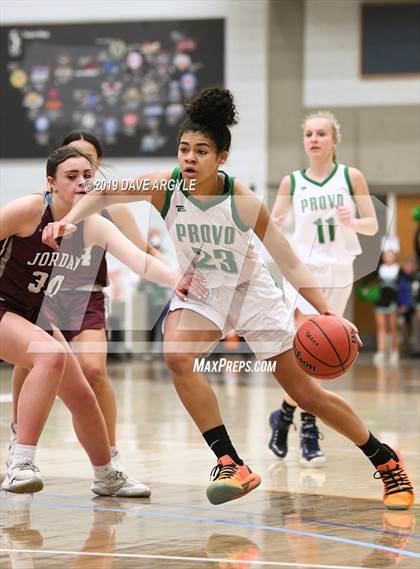 Thumbnail 2 in Provo vs. Jordan (UHSAA 5A First Round) photogallery.
