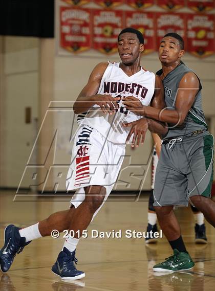 Thumbnail 2 in El Cerrito vs. Modesto Christian (Father Kelly Tribute) photogallery.