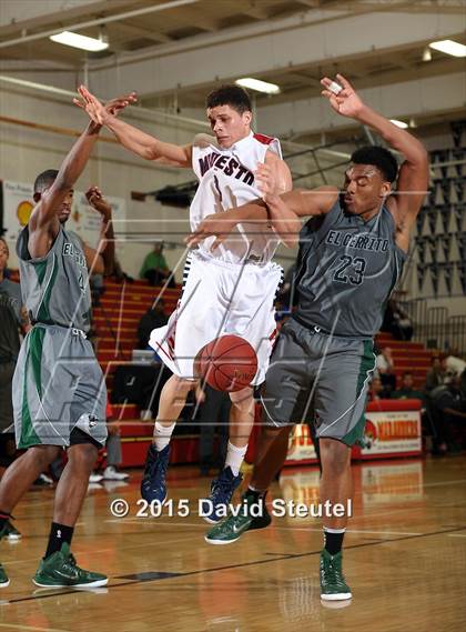 Thumbnail 2 in El Cerrito vs. Modesto Christian (Father Kelly Tribute) photogallery.