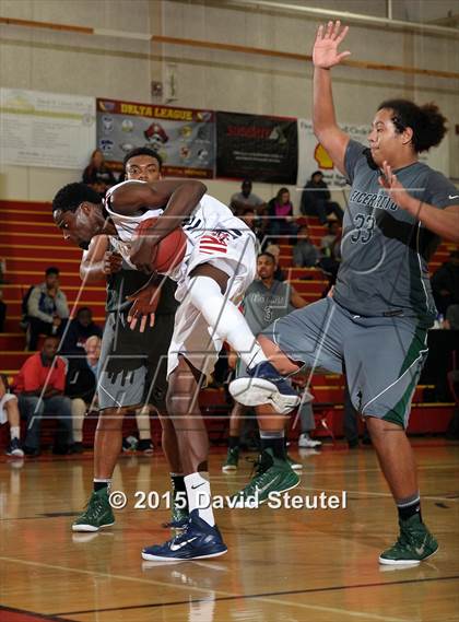 Thumbnail 2 in El Cerrito vs. Modesto Christian (Father Kelly Tribute) photogallery.