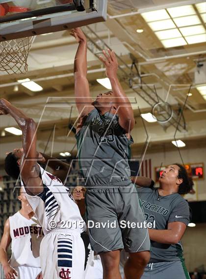Thumbnail 2 in El Cerrito vs. Modesto Christian (Father Kelly Tribute) photogallery.