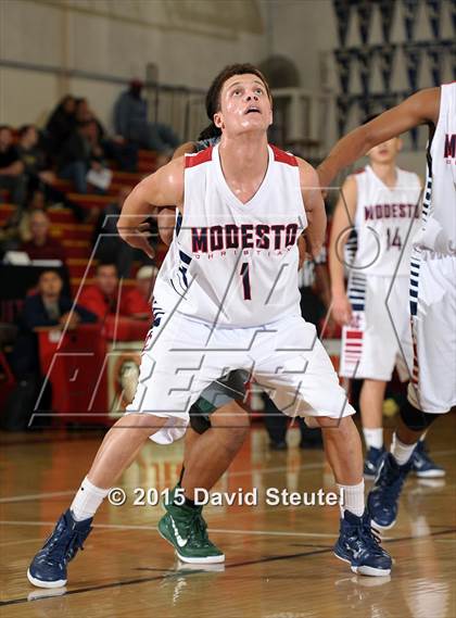 Thumbnail 1 in El Cerrito vs. Modesto Christian (Father Kelly Tribute) photogallery.