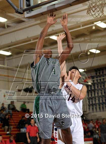 Thumbnail 2 in El Cerrito vs. Modesto Christian (Father Kelly Tribute) photogallery.