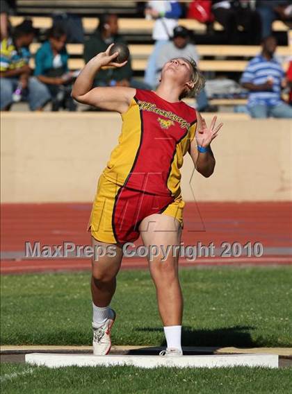 Thumbnail 3 in CIF SJS Masters Championships (Girls Shot Put - Final) photogallery.