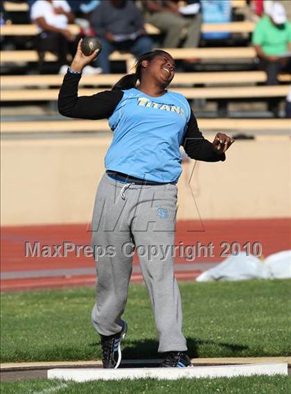 Thumbnail 1 in CIF SJS Masters Championships (Girls Shot Put - Final) photogallery.