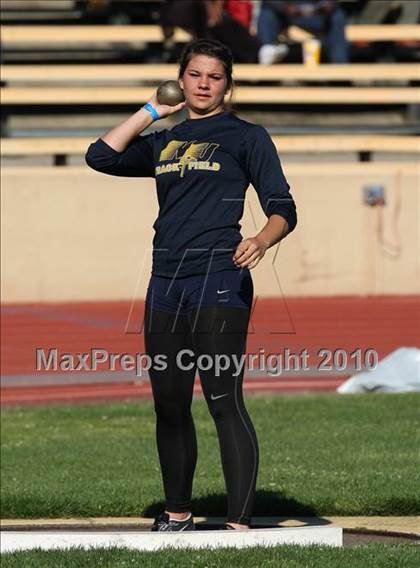 Thumbnail 3 in CIF SJS Masters Championships (Girls Shot Put - Final) photogallery.