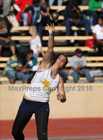 Thumbnail 1 in CIF SJS Masters Championships (Girls Shot Put - Final) photogallery.