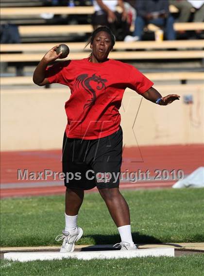 Thumbnail 1 in CIF SJS Masters Championships (Girls Shot Put - Final) photogallery.