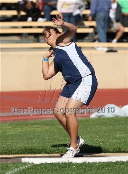 Thumbnail 2 in CIF SJS Masters Championships (Girls Shot Put - Final) photogallery.