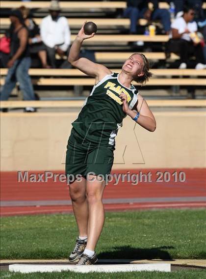 Thumbnail 2 in CIF SJS Masters Championships (Girls Shot Put - Final) photogallery.