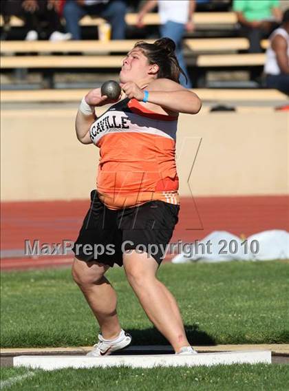 Thumbnail 1 in CIF SJS Masters Championships (Girls Shot Put - Final) photogallery.