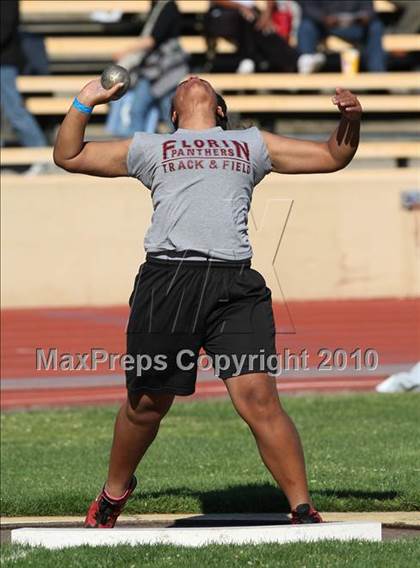 Thumbnail 3 in CIF SJS Masters Championships (Girls Shot Put - Final) photogallery.