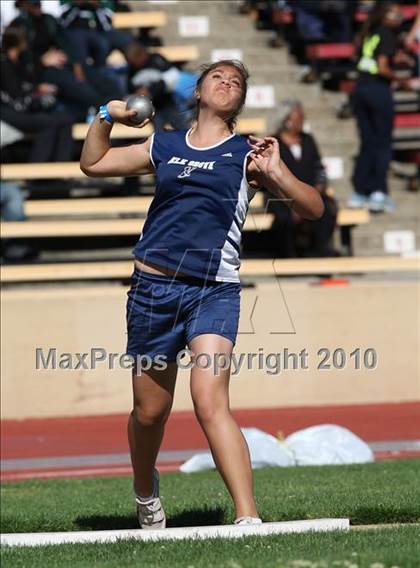 Thumbnail 2 in CIF SJS Masters Championships (Girls Shot Put - Final) photogallery.