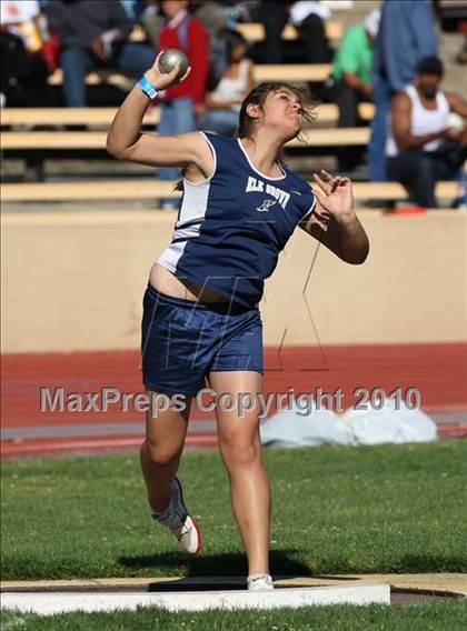 Thumbnail 3 in CIF SJS Masters Championships (Girls Shot Put - Final) photogallery.
