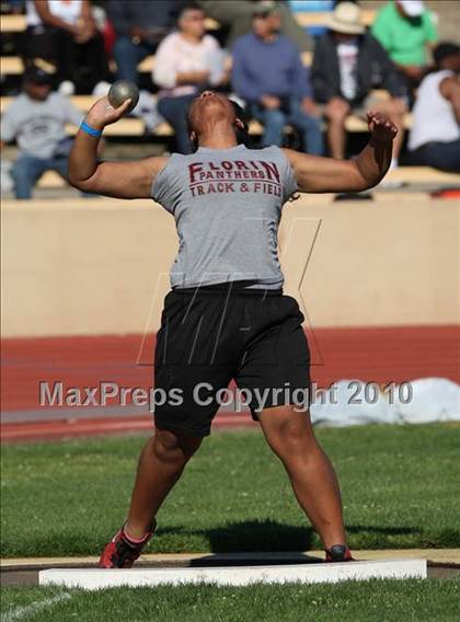 Thumbnail 3 in CIF SJS Masters Championships (Girls Shot Put - Final) photogallery.