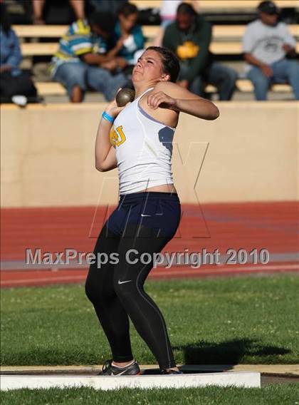 Thumbnail 2 in CIF SJS Masters Championships (Girls Shot Put - Final) photogallery.