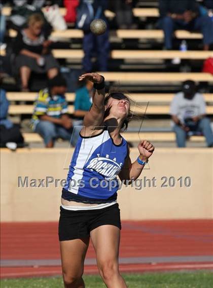 Thumbnail 3 in CIF SJS Masters Championships (Girls Shot Put - Final) photogallery.