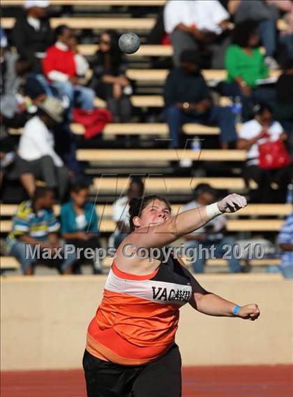 Thumbnail 1 in CIF SJS Masters Championships (Girls Shot Put - Final) photogallery.