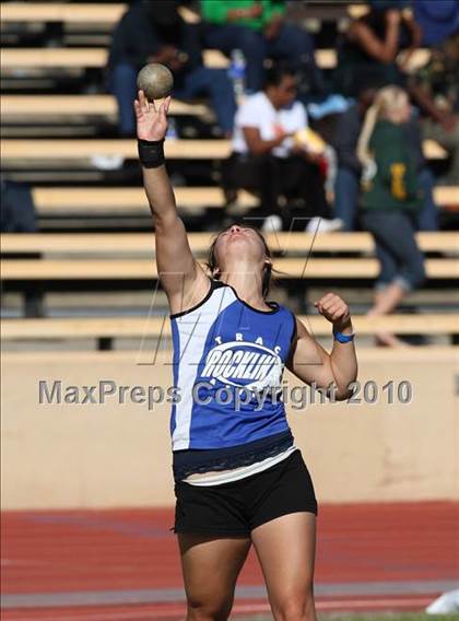 Thumbnail 2 in CIF SJS Masters Championships (Girls Shot Put - Final) photogallery.