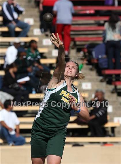 Thumbnail 3 in CIF SJS Masters Championships (Girls Shot Put - Final) photogallery.