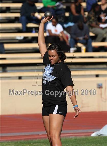 Thumbnail 1 in CIF SJS Masters Championships (Girls Shot Put - Final) photogallery.