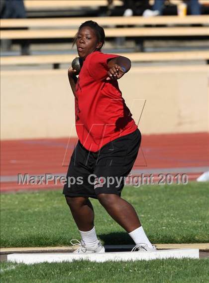 Thumbnail 3 in CIF SJS Masters Championships (Girls Shot Put - Final) photogallery.