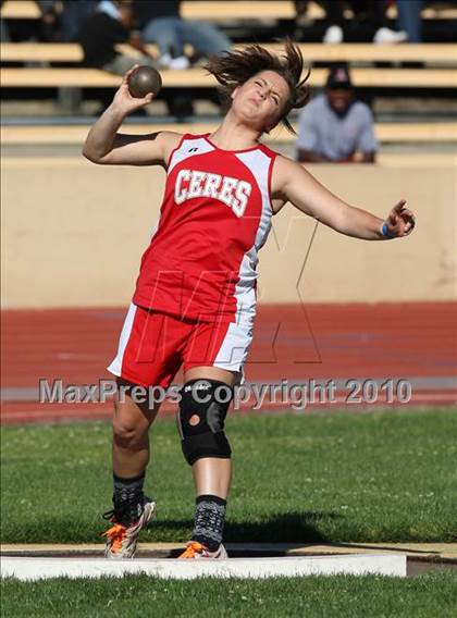 Thumbnail 1 in CIF SJS Masters Championships (Girls Shot Put - Final) photogallery.