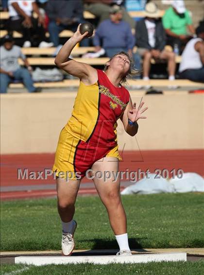 Thumbnail 3 in CIF SJS Masters Championships (Girls Shot Put - Final) photogallery.