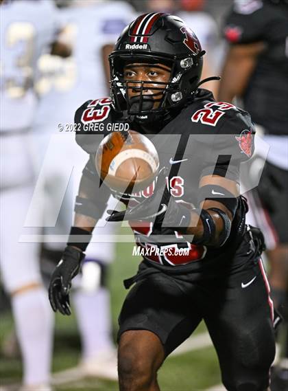 Thumbnail 2 in Cartersville @ Warner Robins (GHSA 5A Semifinal) photogallery.