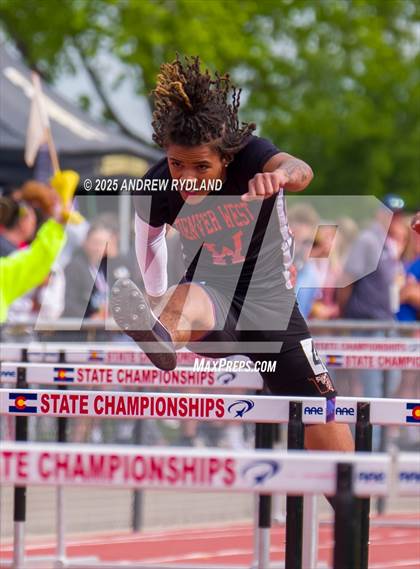 Thumbnail 2 in CHSAA State Championships (110m Hurdles Final) photogallery.