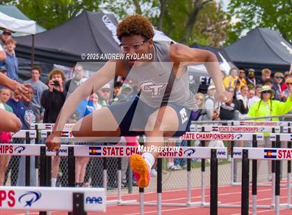 Thumbnail 1 in CHSAA State Championships (110m Hurdles Final) photogallery.