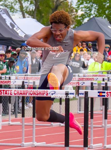 Thumbnail 3 in CHSAA State Championships (110m Hurdles Final) photogallery.