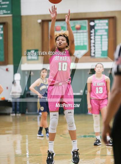 Thumbnail 1 in Bonita Vista vs. St. Mary's (MLK Showcase) photogallery.