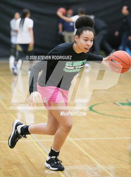 Thumbnail 1 in Bonita Vista vs. St. Mary's (MLK Showcase) photogallery.