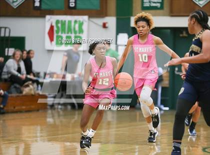 Thumbnail 3 in Bonita Vista vs. St. Mary's (MLK Showcase) photogallery.