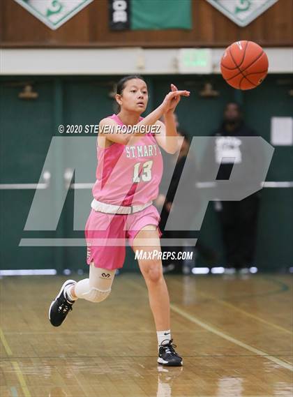 Thumbnail 1 in Bonita Vista vs. St. Mary's (MLK Showcase) photogallery.