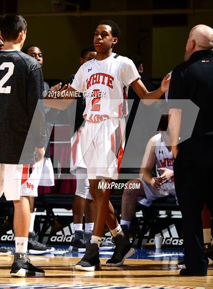 Thumbnail 2 in White Plains vs. Half Hollow Hills East (Slam Dunk Tournament) photogallery.